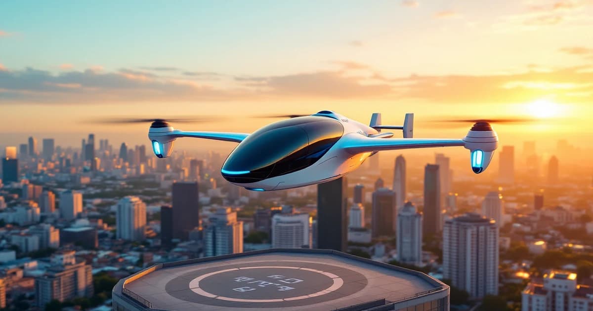 Imagem de capa: eVTOL no Brasil: O Que Pilotos Precisam Saber