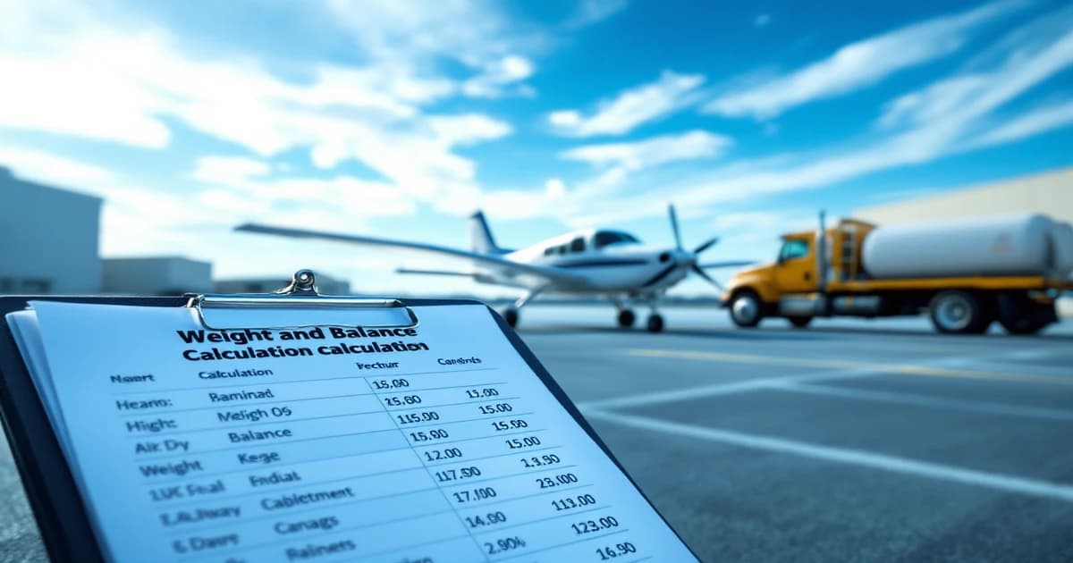 Imagem de capa: Peso e Balanceamento: Como Calcular e Por Que É CrÃtico