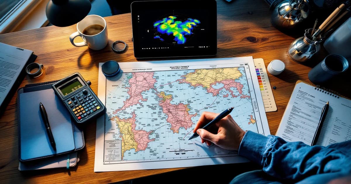 Imagem de capa: Voo Cross-Country: Planejamento Completo do Zero ao Táxi